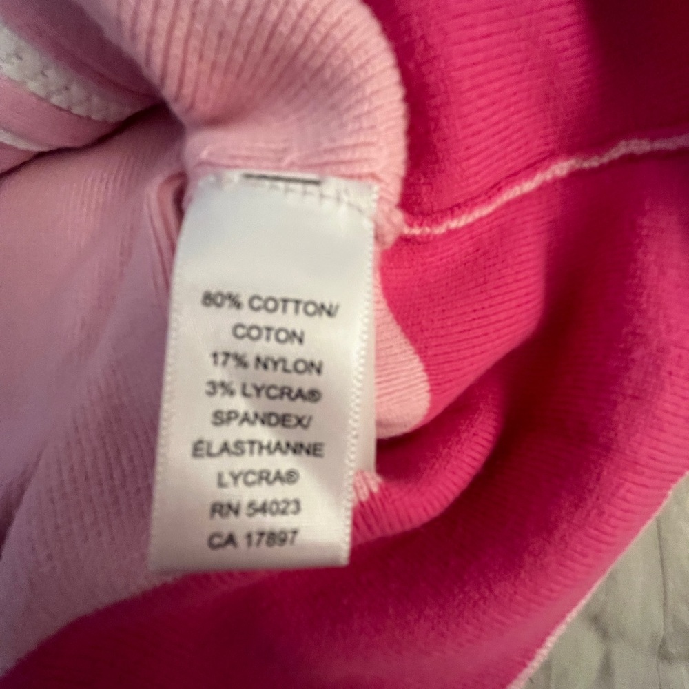 Vintage Retro Banana Republic Zip-up Sweatshirt Pink two tone Small - Picture 6 of 8